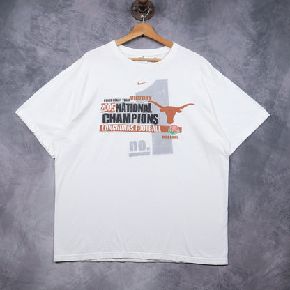 2005 White Texas Longhorns National Champions Shirt 5751