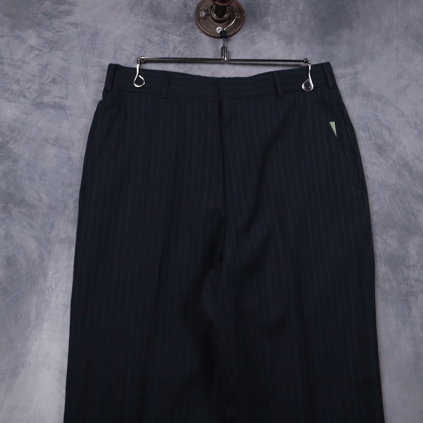 90s Navy Pinstripe Trousers 5274