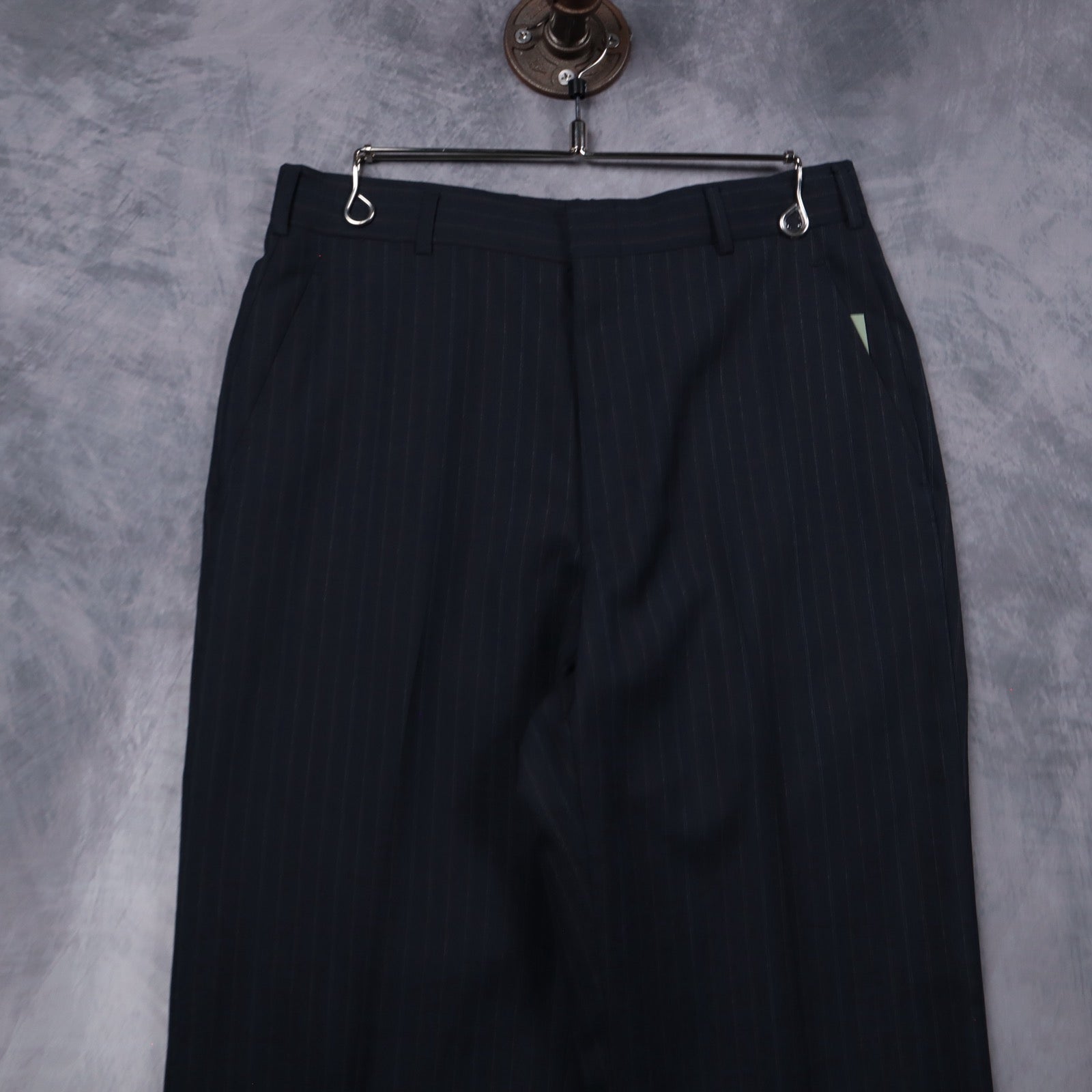 90s Navy Pinstripe Trousers 5274