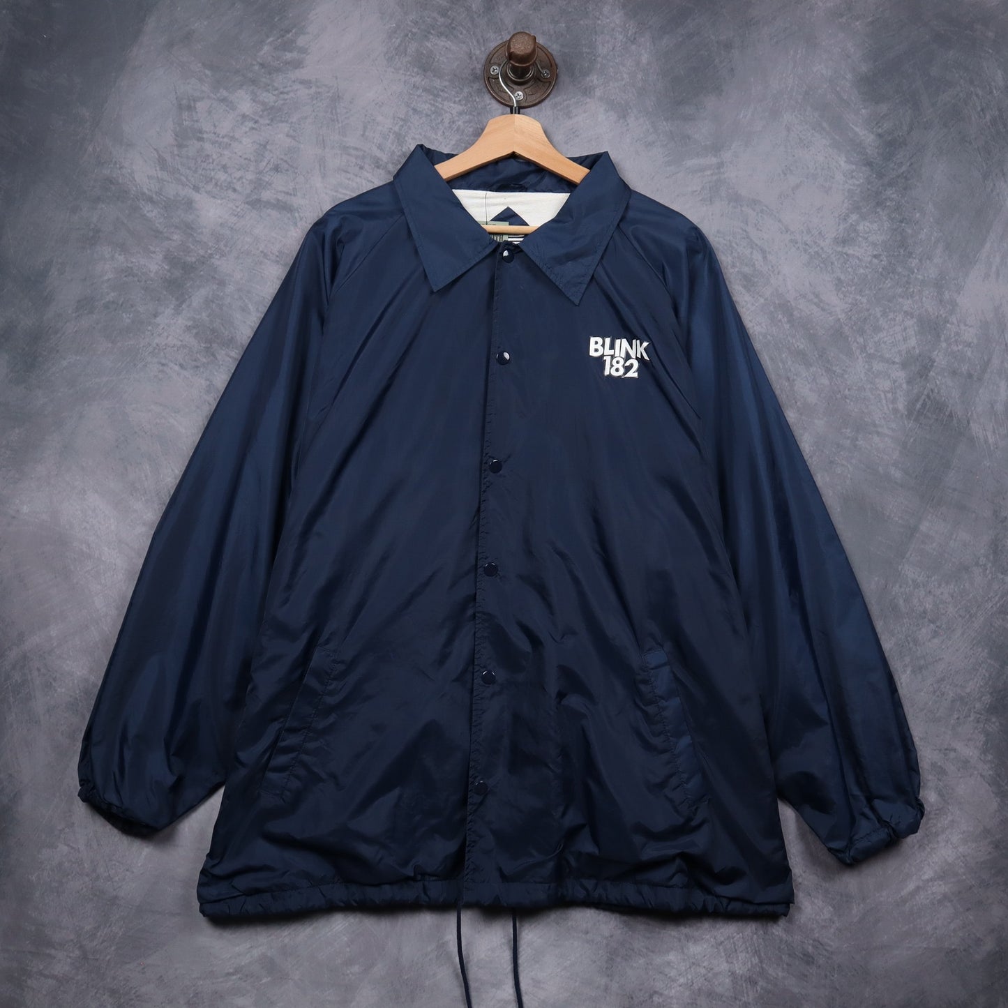 90s Navy Blink 182 Bunny Coach Jacket 5076