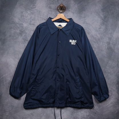 90s Navy Blink 182 Bunny Coach Jacket 5076