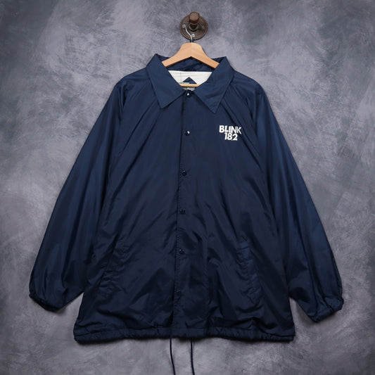 90s Navy Blink 182 Bunny Coach Jacket 5076