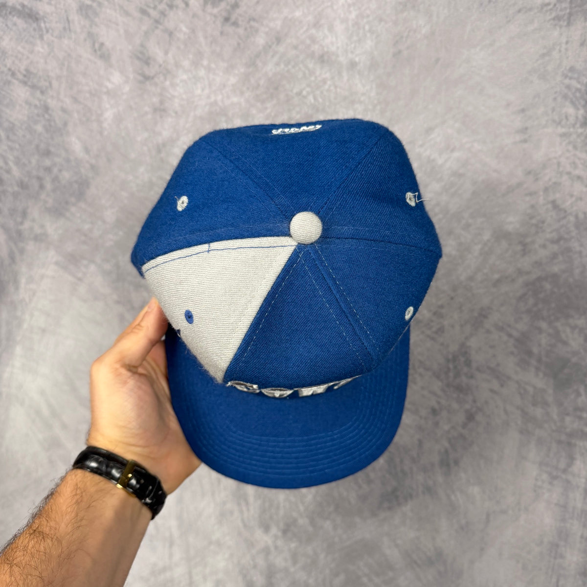 90s Blue Dallas Cowboys Starter Snapback Hat 6829