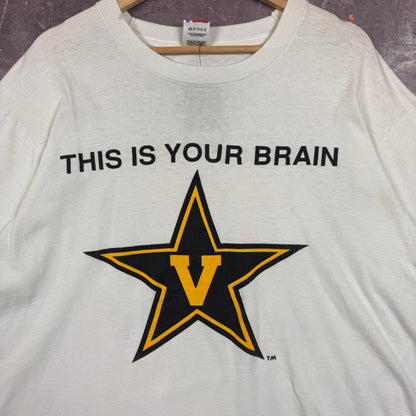 90s White Vanderbilt Shirt 3295