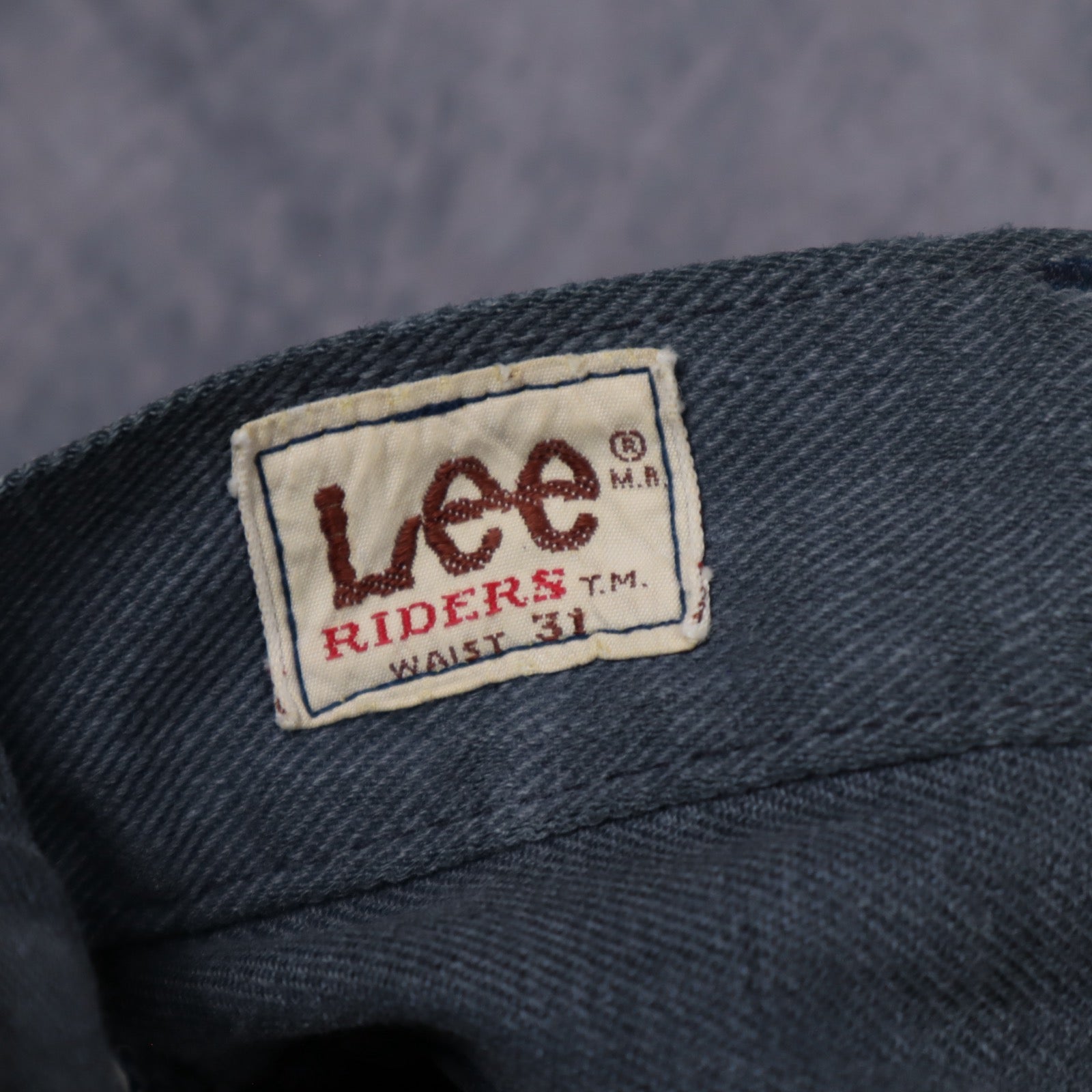 70s Faded Blue Lee Riders Denim Jeans 5228