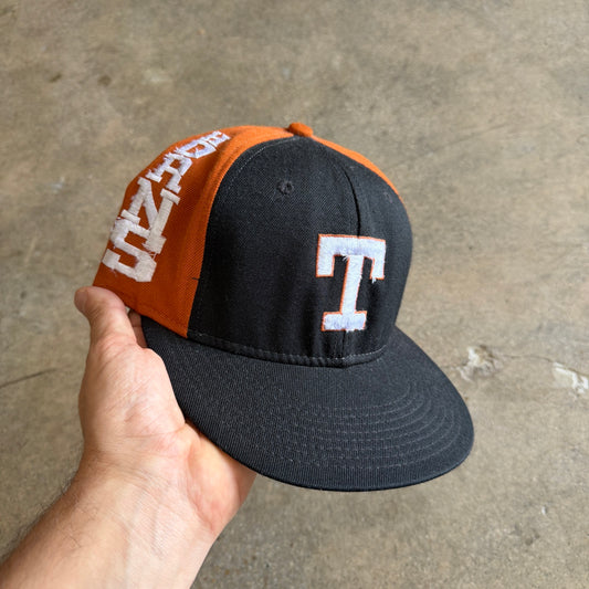 90s Black and Orange Texas Longhorns Hook 'Em Hat 5771
