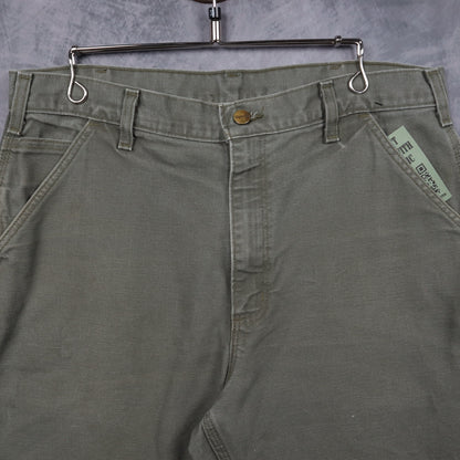 Y2K Moss Green Carhartt Original Fit Carpenter Shorts 5185