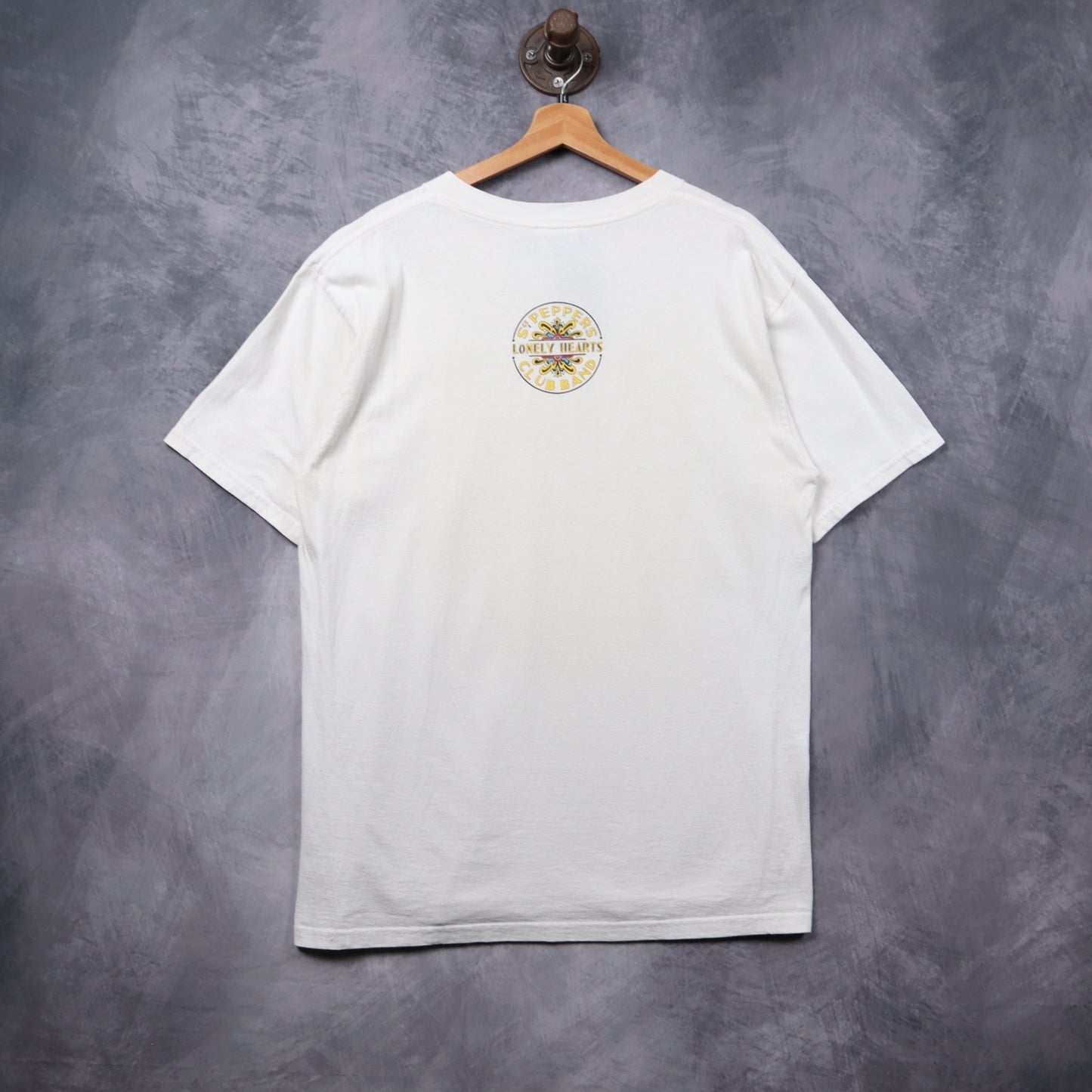 1991 White The Beatles Sgt. Peppers Lonely Hearts Club Band Shirt 5441