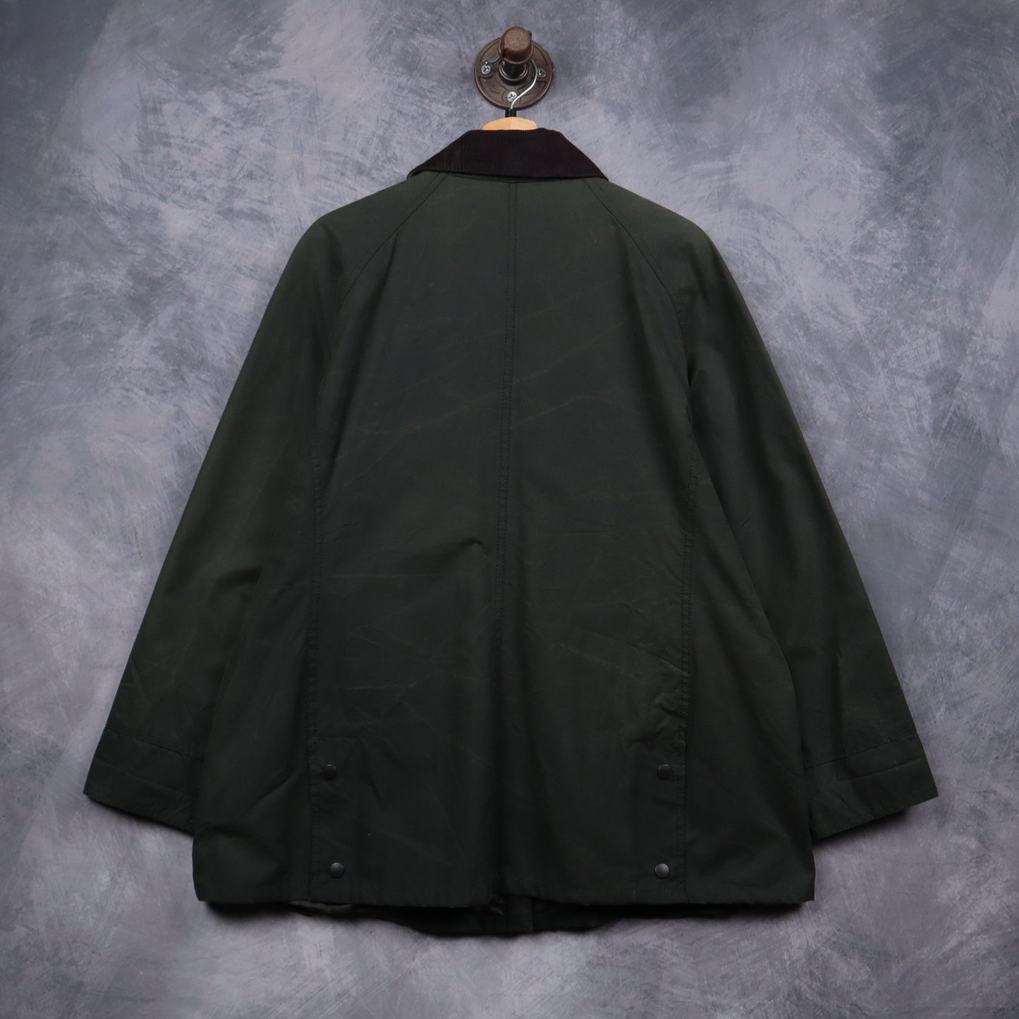 00s Olive Green Barbour Waxed Jacket 5073