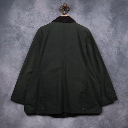 00s Olive Green Barbour Waxed Jacket 5073