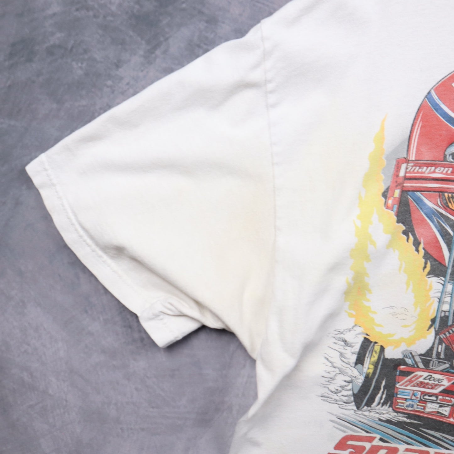 90s White Doug Herbert Snap-On Racing Shirt 5481