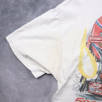 90s White Doug Herbert Snap-On Racing Shirt 5481