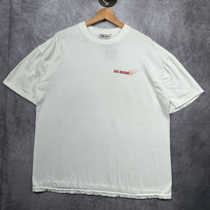 2001 White Kia Racing Paris-Dakar Rally Shirt 3937