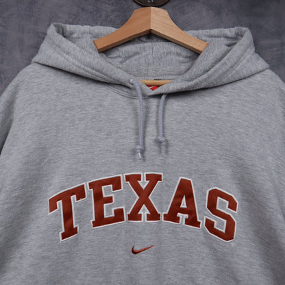 00s Grey Nike Texas Hoodie 5641