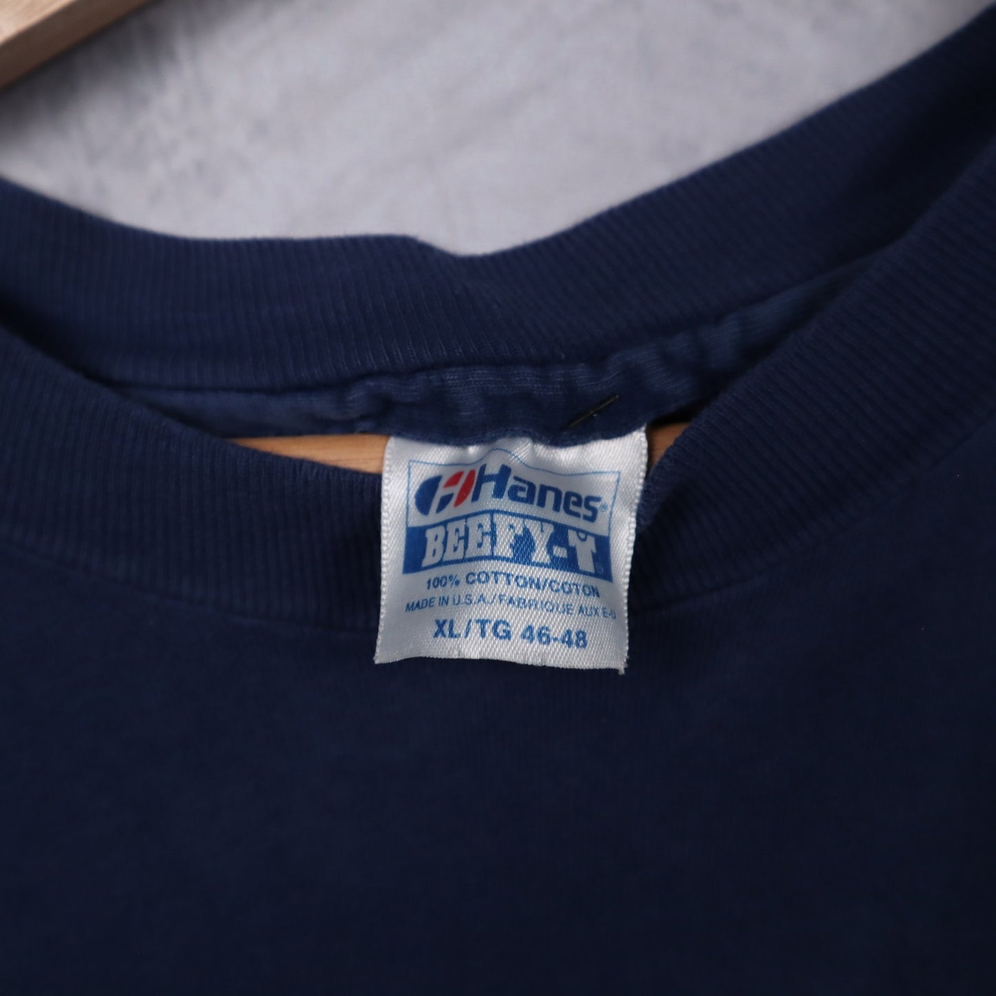 90s Navy Blue Dustys Records Tapes-CDs Shirt 4649