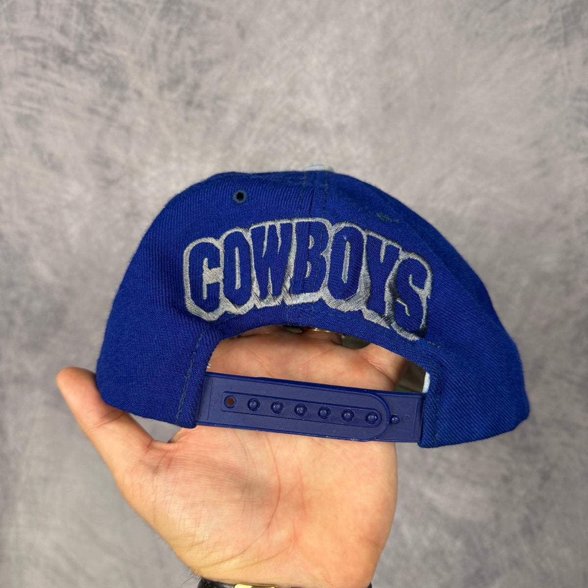 90s Blue Dallas Cowboys Snapback Hat 6804