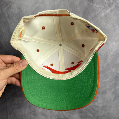 90s Texas Longhorns Shark Tooth Logo Athletic Snapback Hat 4627