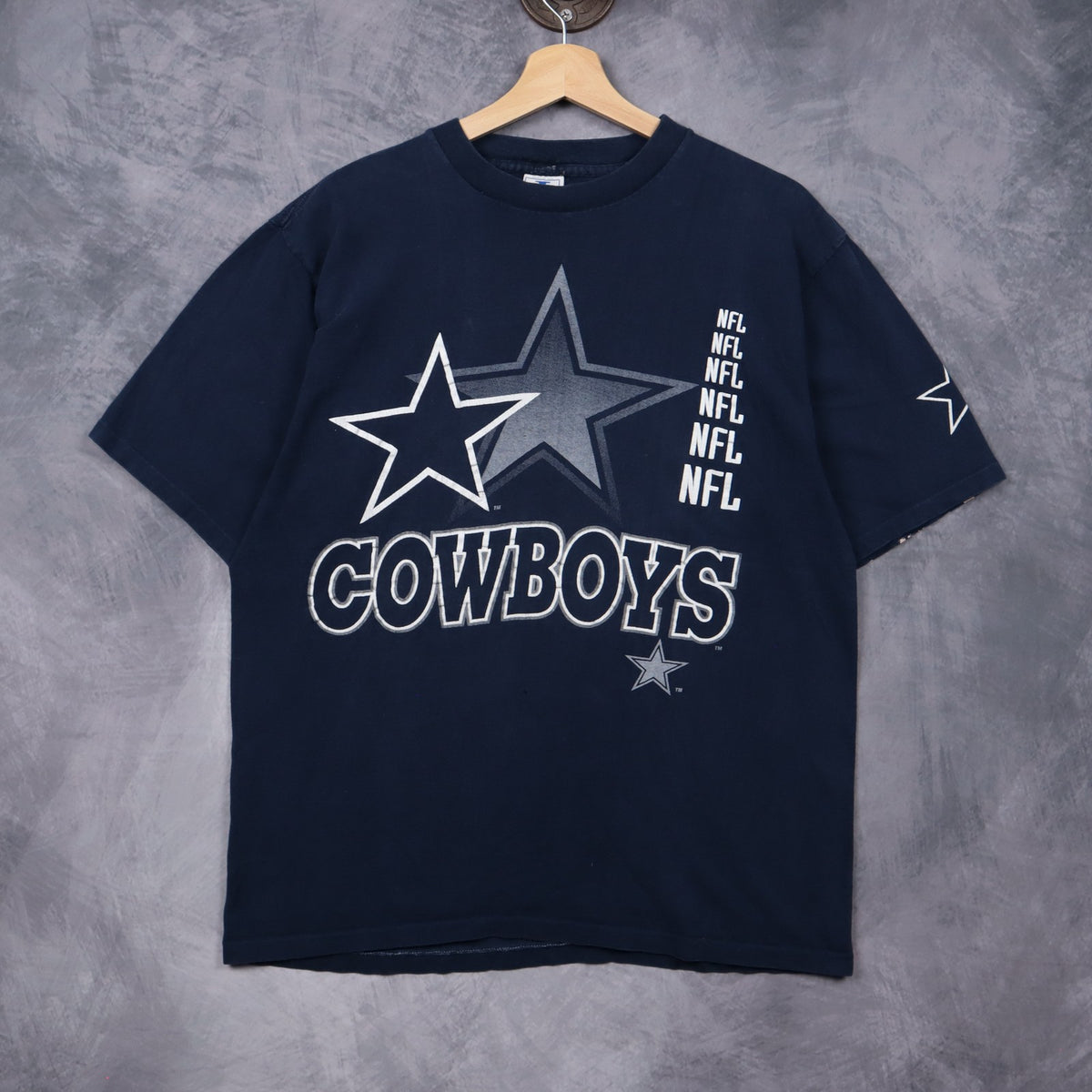 90s Navy Blue Dallas Cowboys NFL Shirt 6648