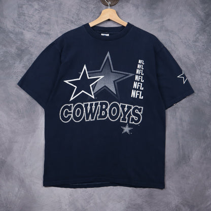 90s Navy Blue Dallas Cowboys NFL Shirt 6648