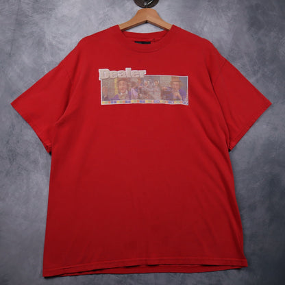 90s Red Serial Killer Willy Wonka Dealer Shirt 4652