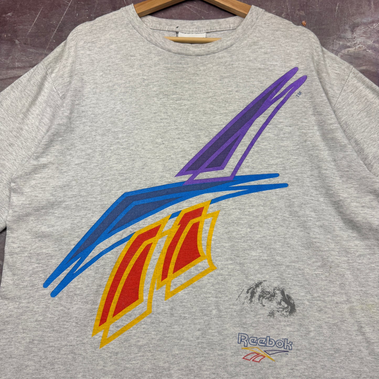 90s Grey Reebok Shirt 3678