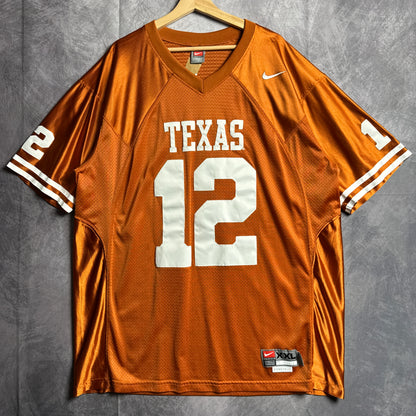 00s Orange Texas Longhorns Nike Colt McCoy #12 Football Jersey 4621