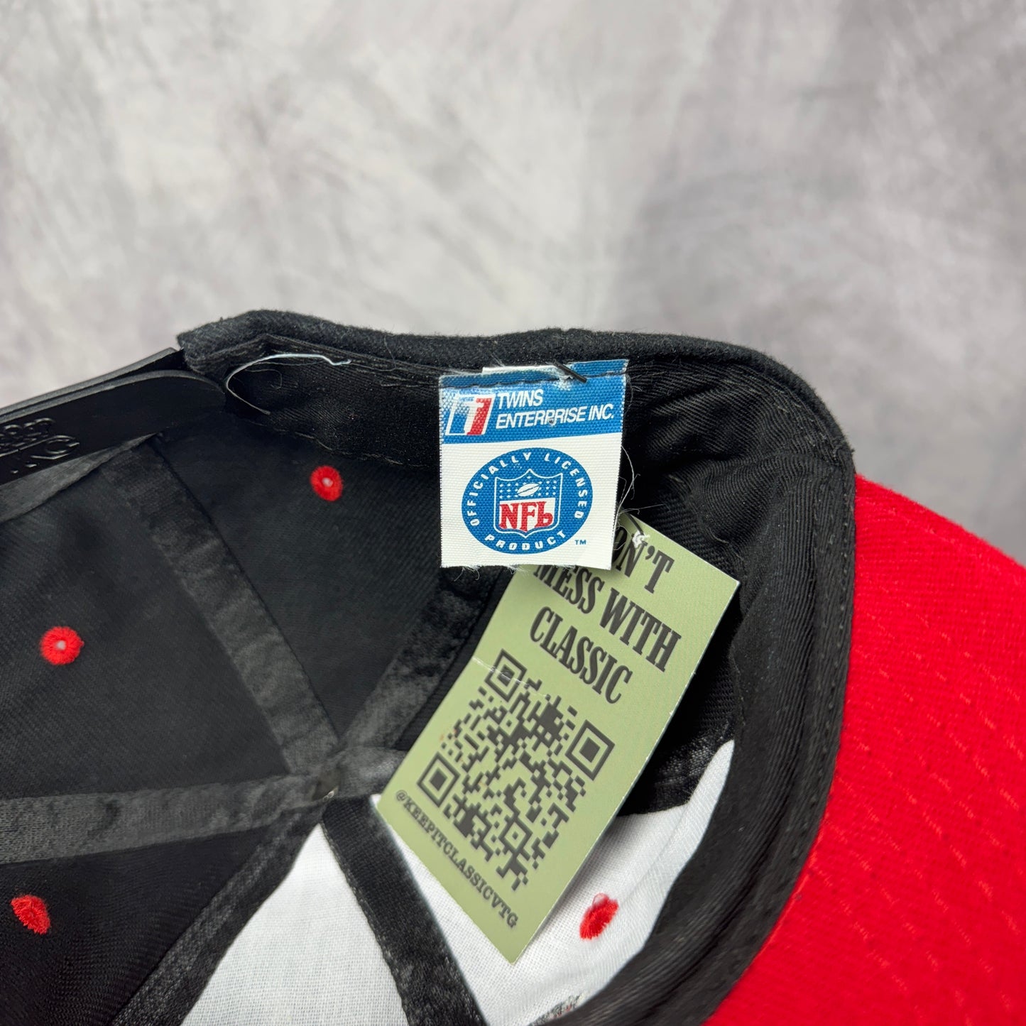 90s Black Tampa Bay Buccaneers Snapback Hat 4301