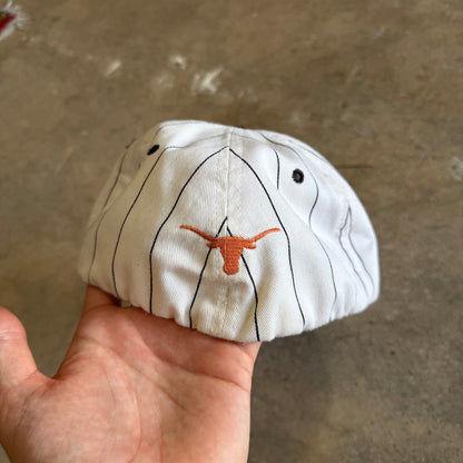 90s White Texas Longhorns Pinstripe Hat 5797