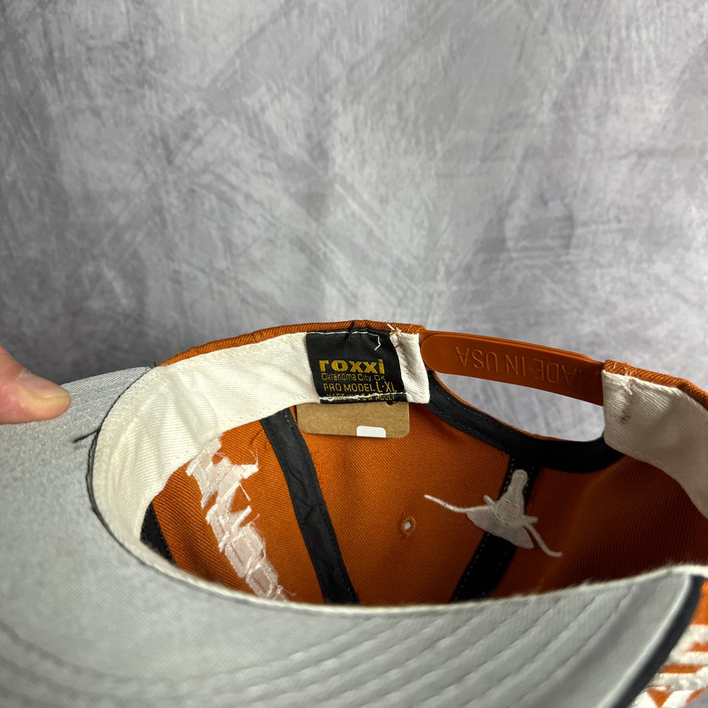 90s Texas Longhorns Hook em Horns Snapback Hat 4635