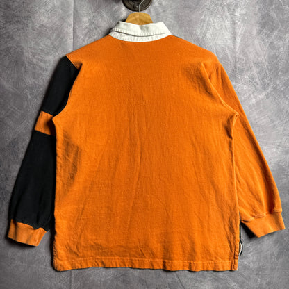 90s Multi Color Texas Longhorns Rugby Shirt 4503