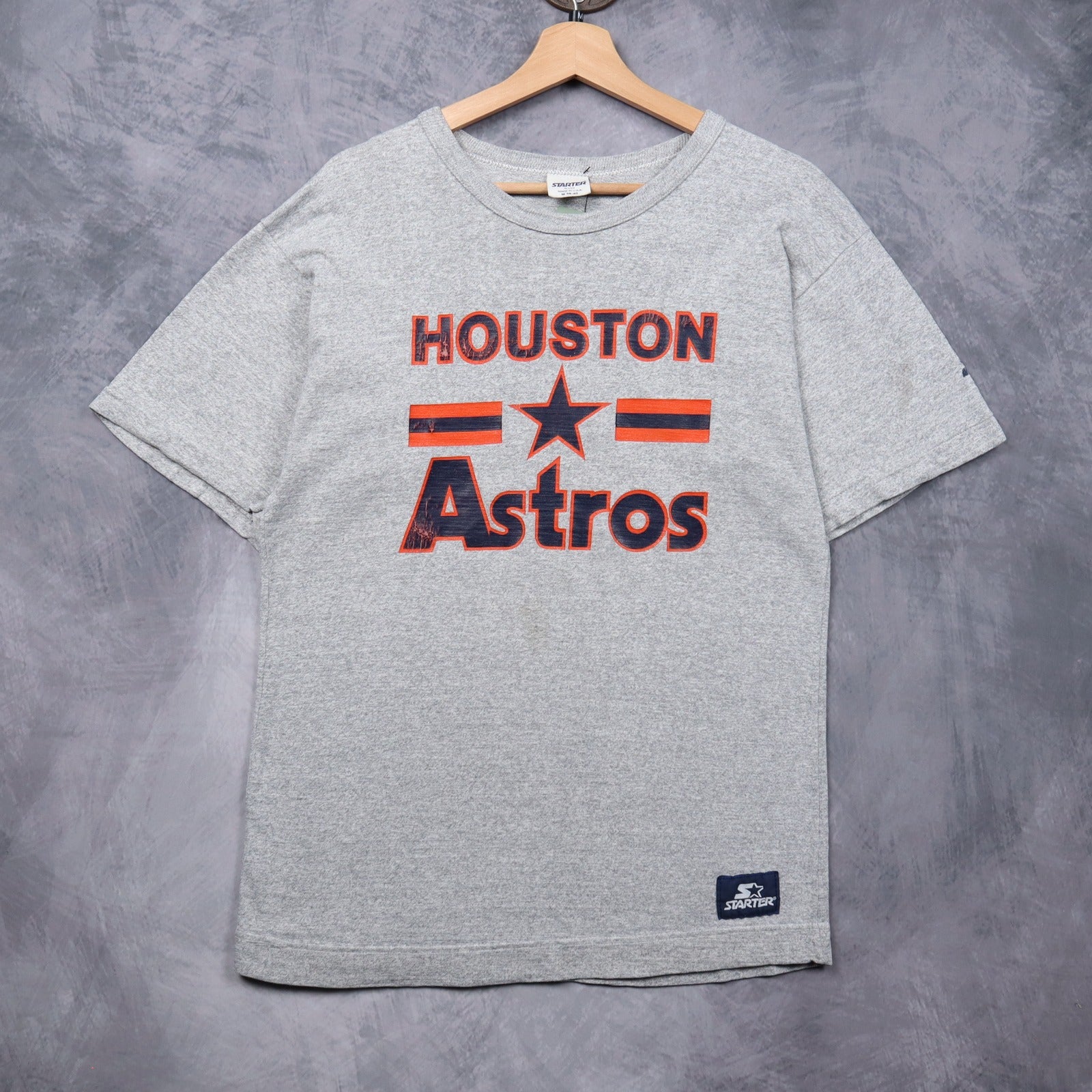 80s Grey Houston Astros Starter Shirt 5573