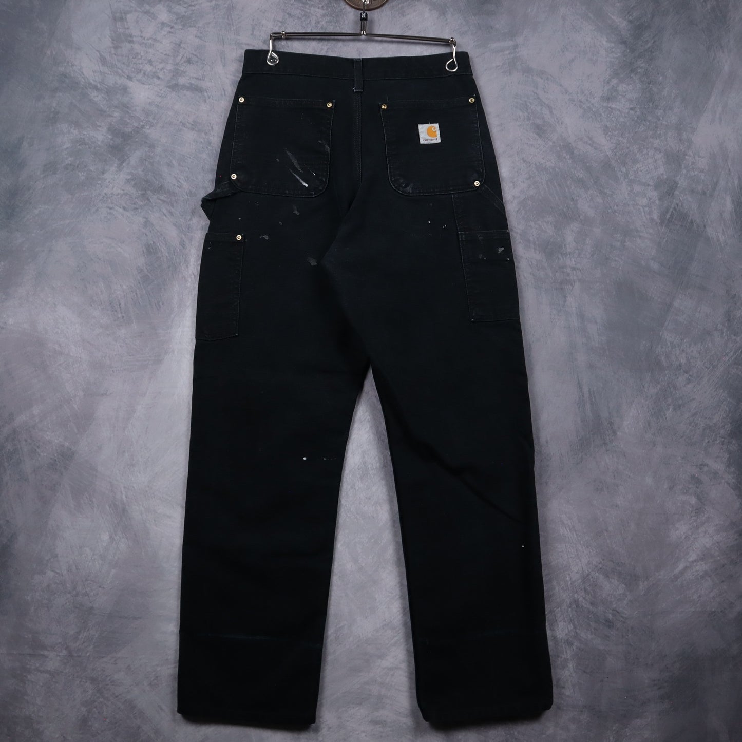 00s Black Carhartt Double Knee Carpenter Work Pants 5088