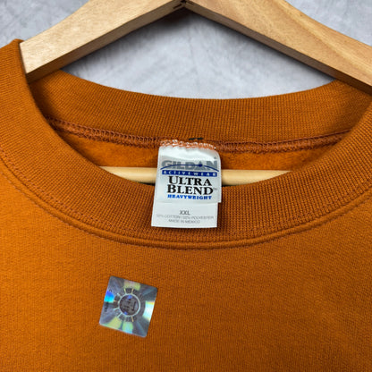 2005 Orange Rose Bowl Texas Longhorns Crewneck Sweatshirt 4382