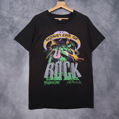 1988 Black Monsters Of Rock Tour Shirt 4940