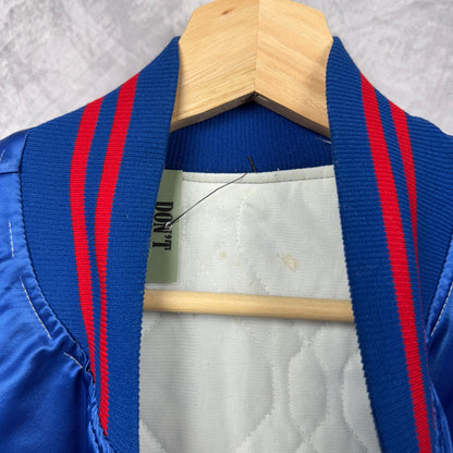 80s Blue New York Giants Satin Jacket 4083