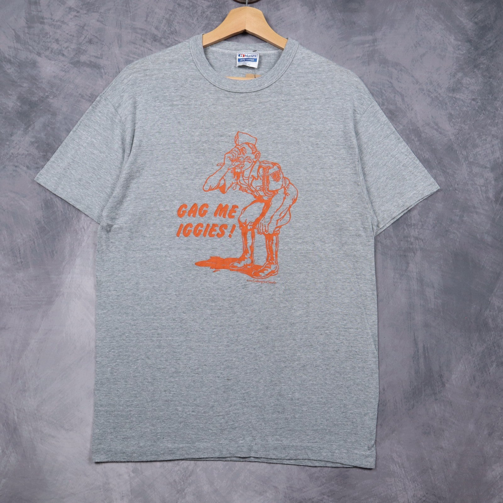 80s Grey Gag Me Iggies Shirt 5835