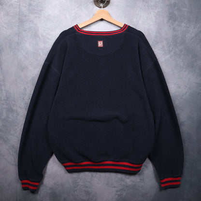 90s Navy Blue Chaps Ralph Lauren Embroidered Fleece 4715