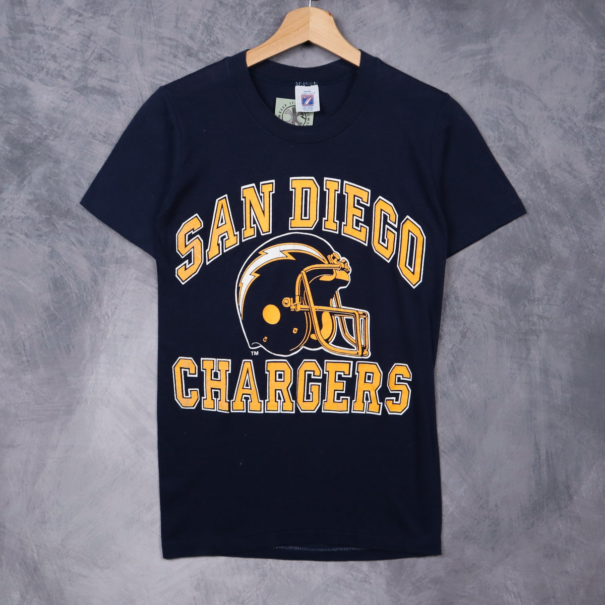 90s Navy Blue San Diego Chargers Shirt 6596