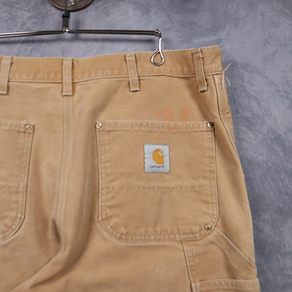 90s Tan Carhartt Double Knee Carpenter Pants 5037
