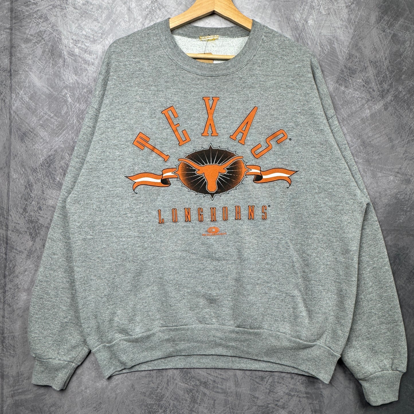 90s Grey Texas Longhorns Crewneck Sweatshirt 4365