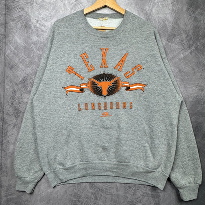 90s Grey Texas Longhorns Crewneck Sweatshirt 4365