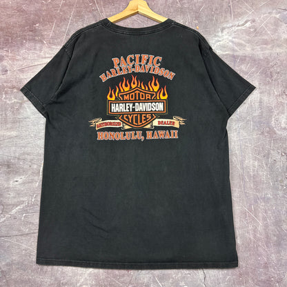 90s Faded Black Harley Davidson Shirt 3178