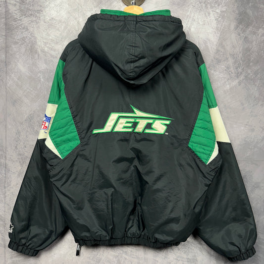 90s Black New York Jets Starter Jacket 4079