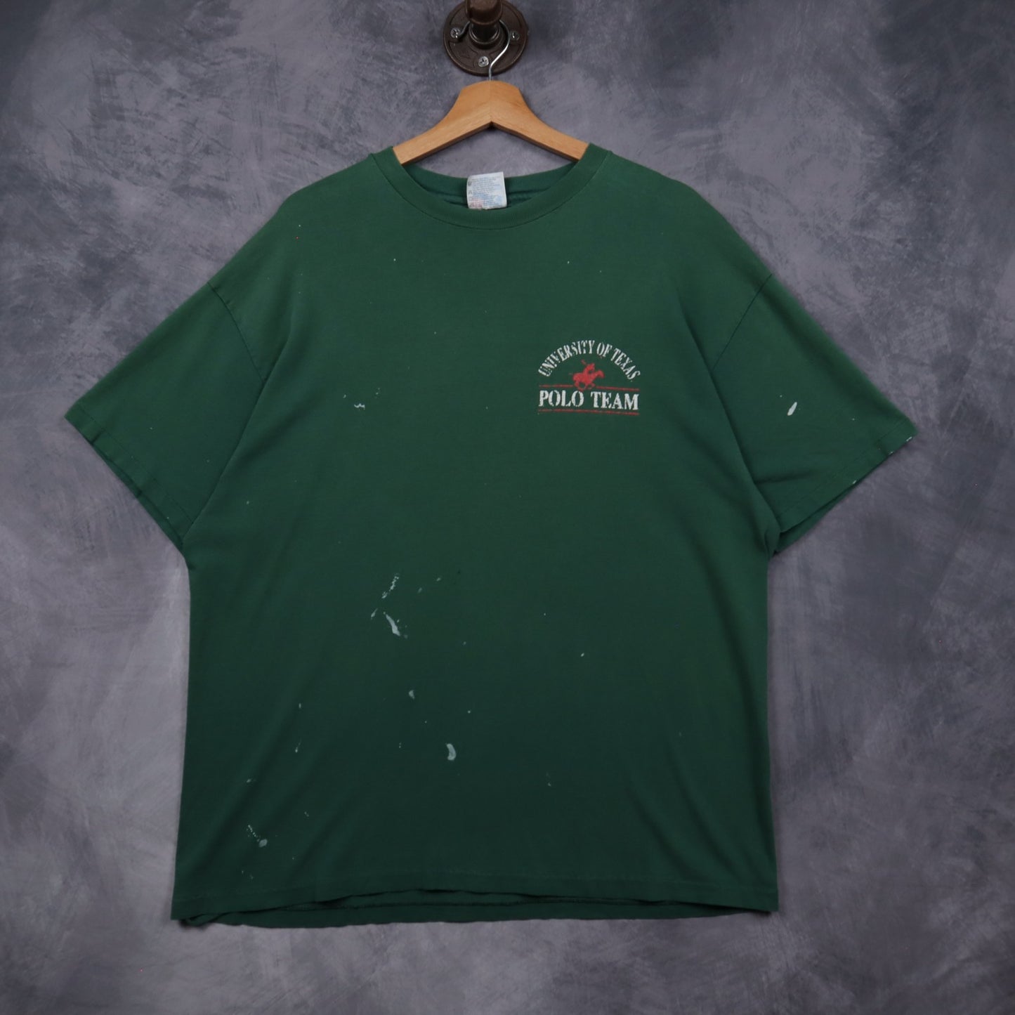 1993 Green University Of Texas Polo Team Shirt 5871