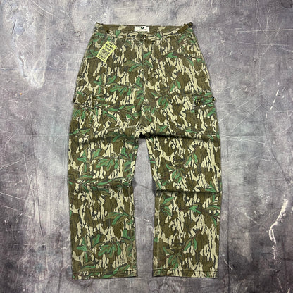 Early 00s Mossy Oak Baggy Camo Realtree Esc Cargo Pants 35x30 AW12