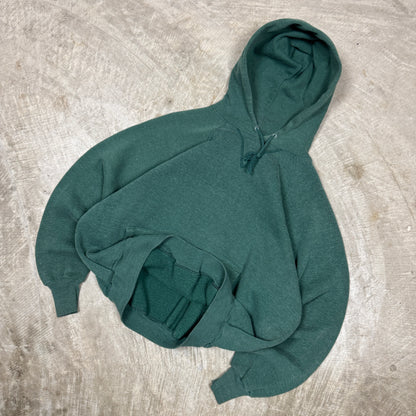 70s/80s Green Healthknit Blank Essential Hoodie Boxy L BC78