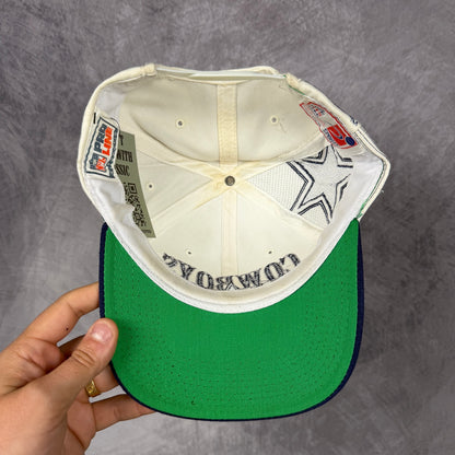 90s Cream Dallas Cowboys Sports Specialties Snapback Hat 6858