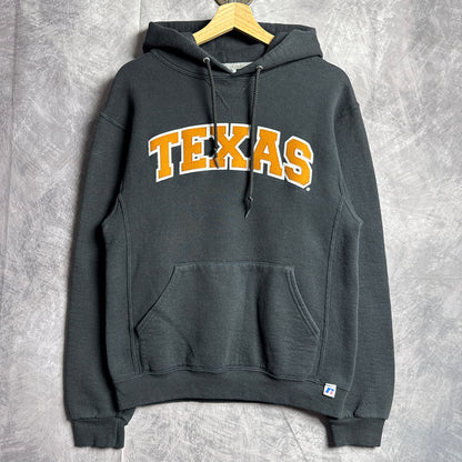 00s Black Russell Texas Longhorns Hoodie 4437