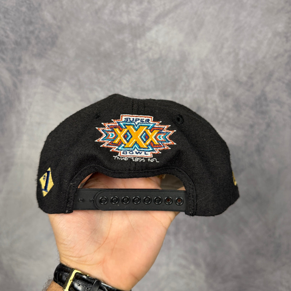 1996 Black Dallas Cowboys Super Bowl XXX Champions Snapback Hat 6885