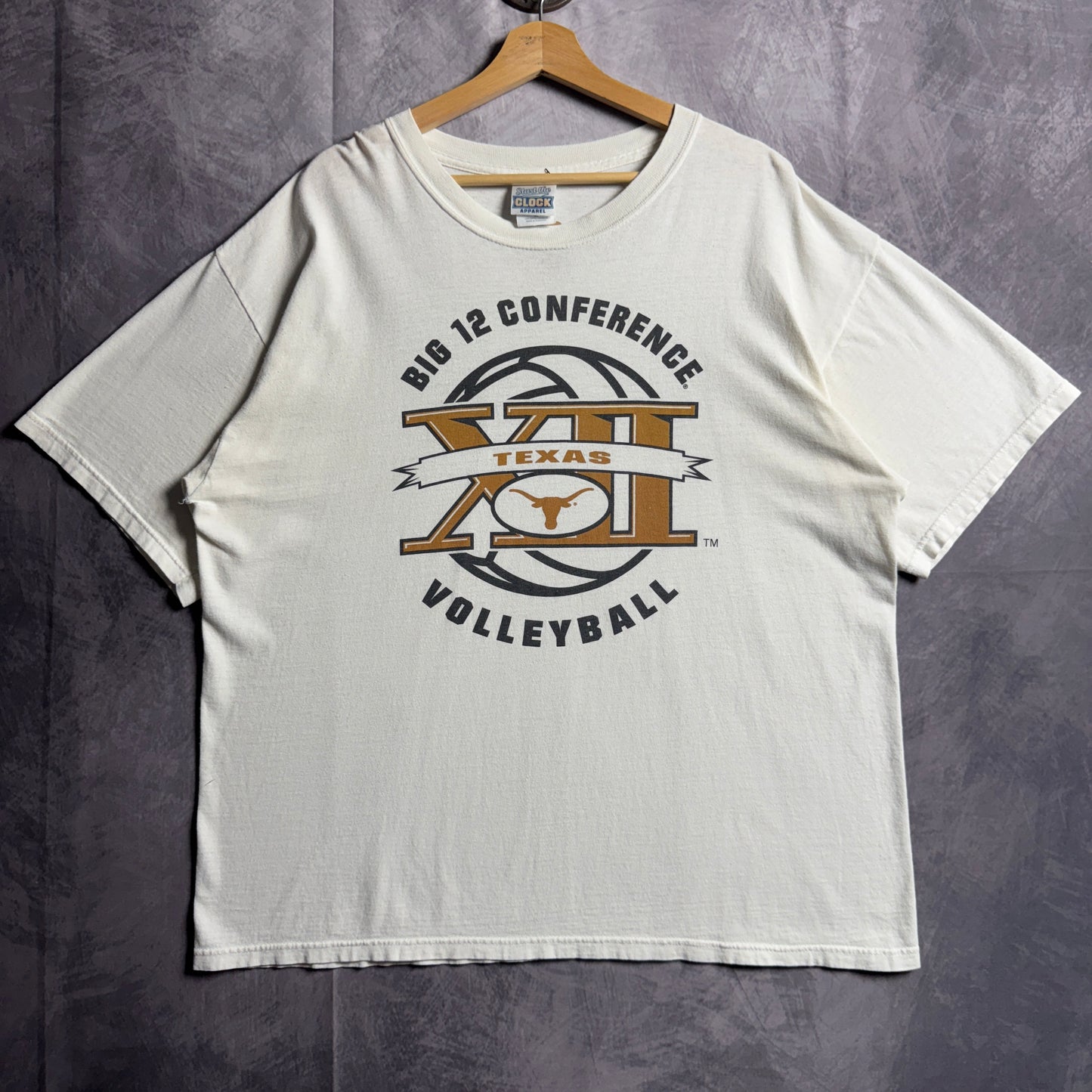 00s White Texas Longhorns Volleyball Big 12 Conference Shirt 4513